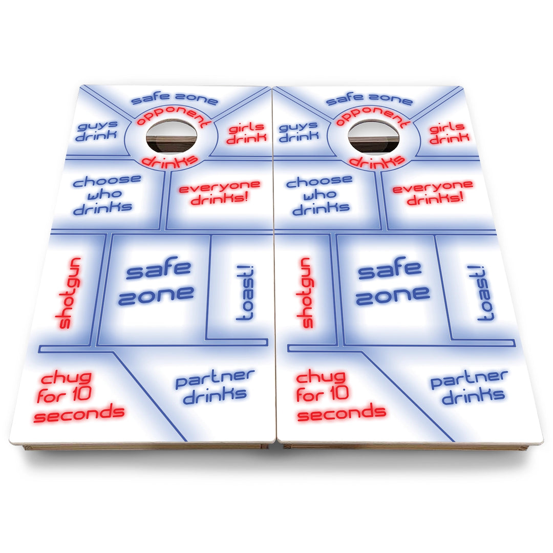 Drinking Game Cornhole Boards - Backyard Series