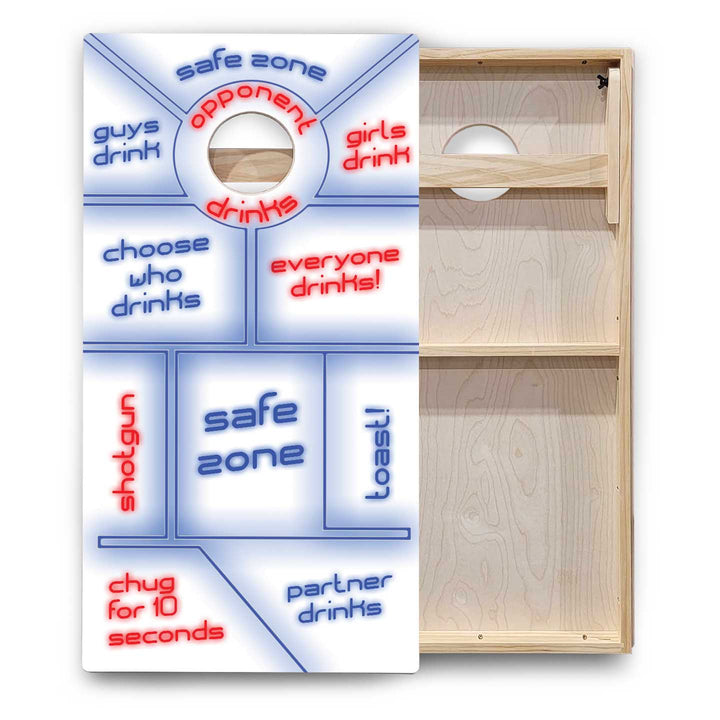 Drinking Game Cornhole Boards - Backyard Series