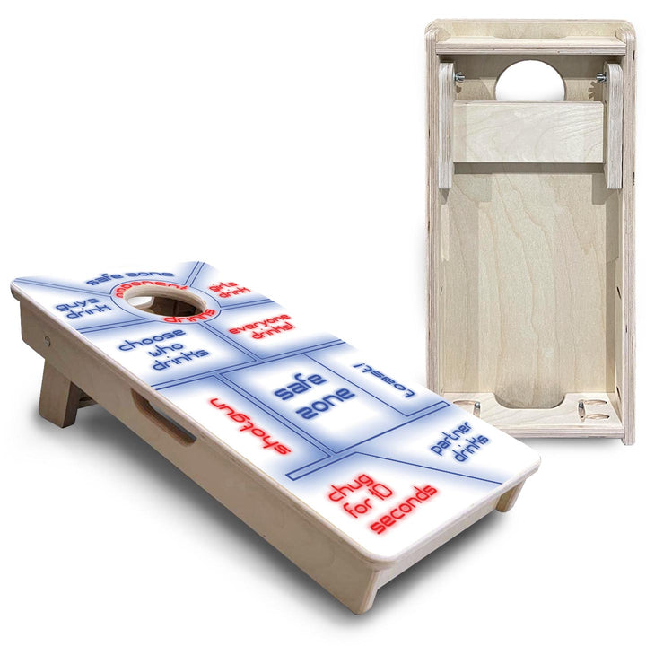 Drinking Game - Mini Cornhole Board Set (12" x 24") with 8 Mini Bags