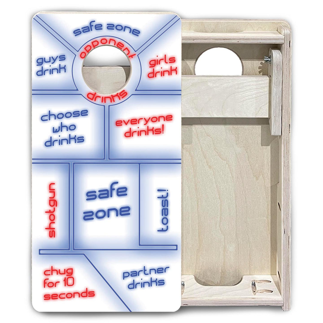 Drinking Game - Mini Cornhole Board Set (12" x 24") with 8 Mini Bags