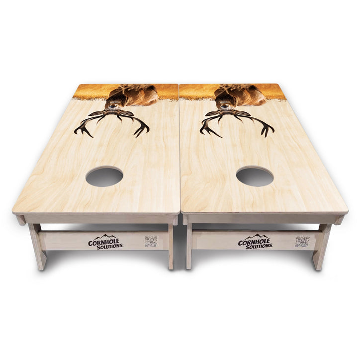 Natural Flag Deer & Fish Cornhole Boards – Tournament Series