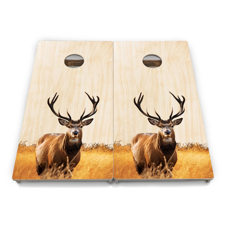 Rustic Flag Deer & Fish Cornhole Boards – Tournament Series