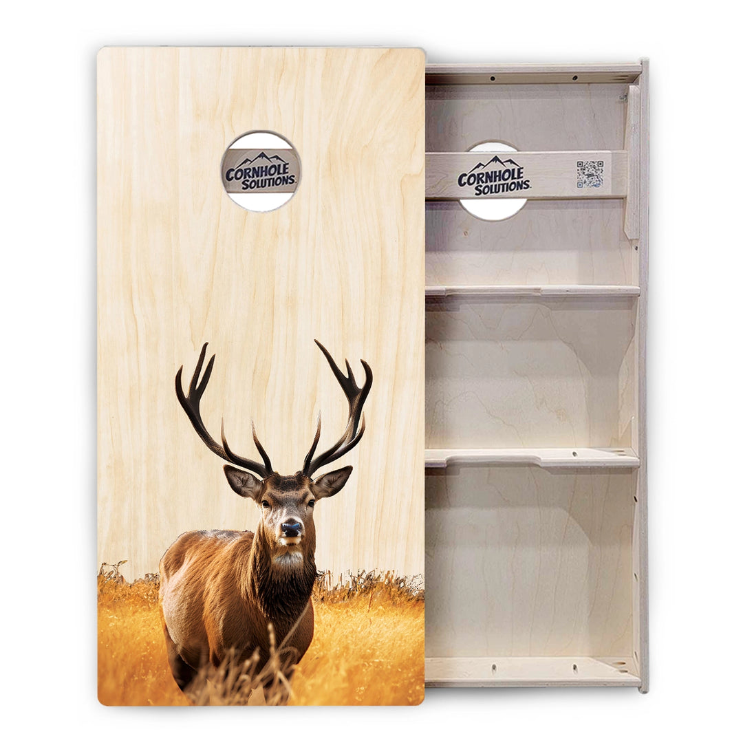 Natural Flag Deer & Fish Cornhole Boards – Tournament Series