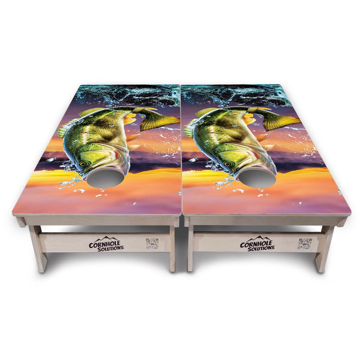 Bass Hole Cornhole Boards – Tournament Series