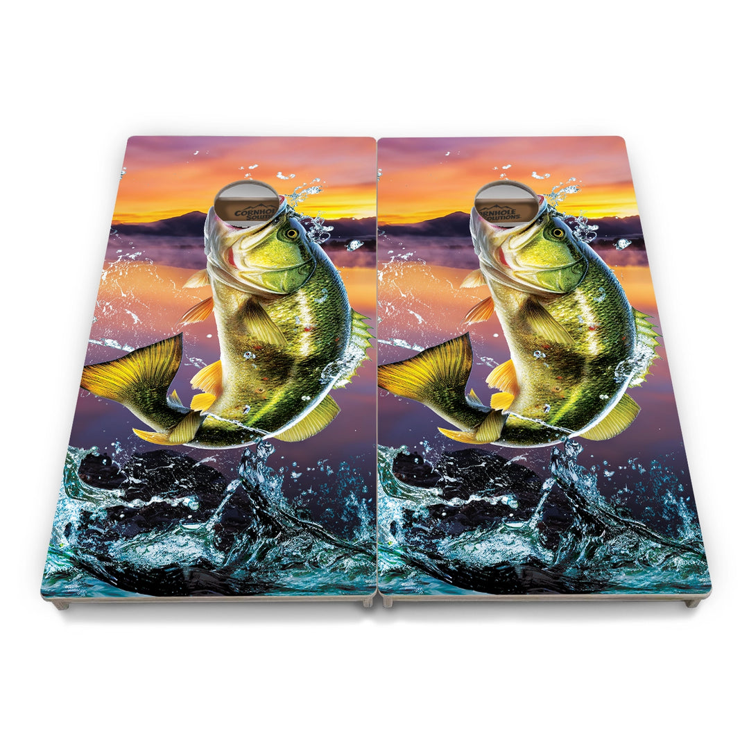 Bass Hole Cornhole Boards – Tournament Series