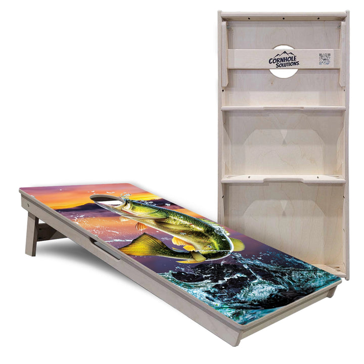 Bass Hole Cornhole Boards – Tournament Series