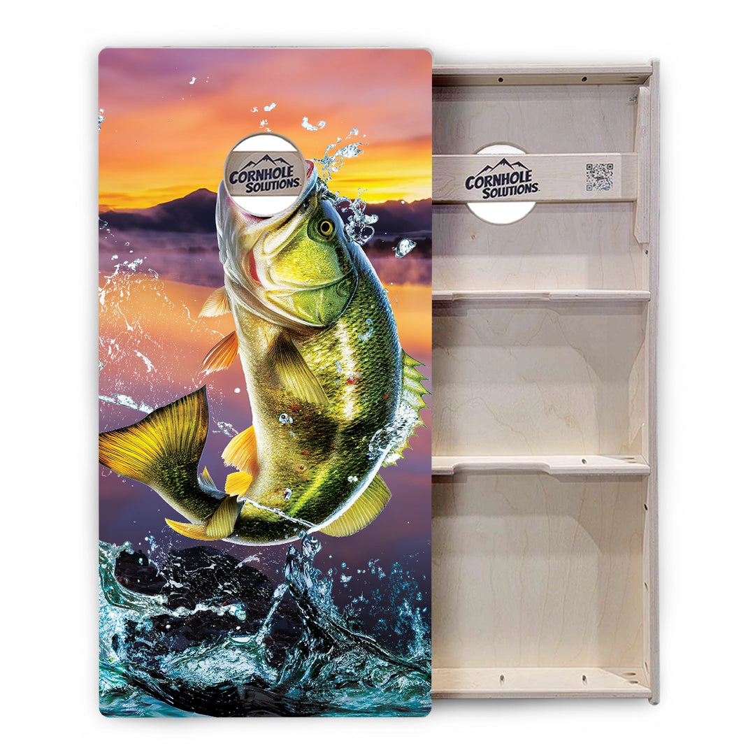 Bass Hole Cornhole Boards – Tournament Series