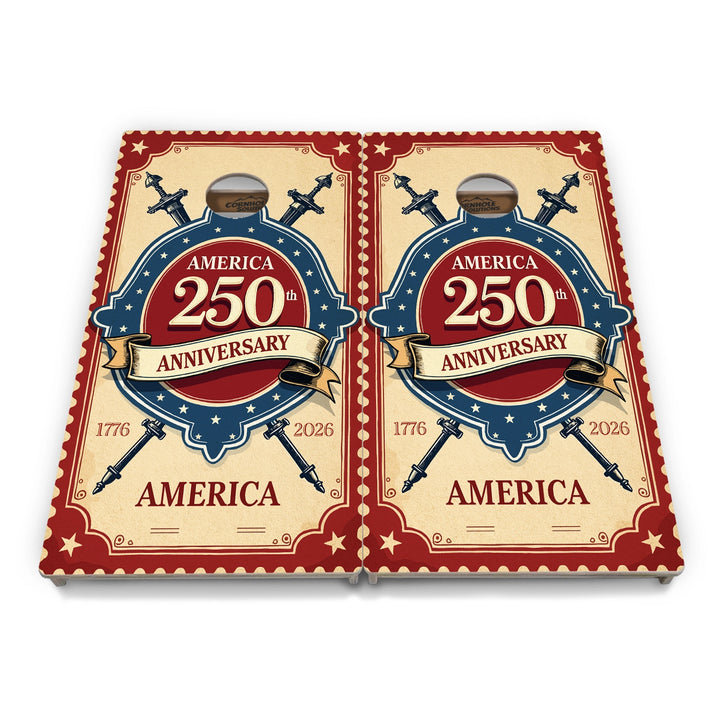 America Stamp Collection Cornhole Boards – Tournament Series