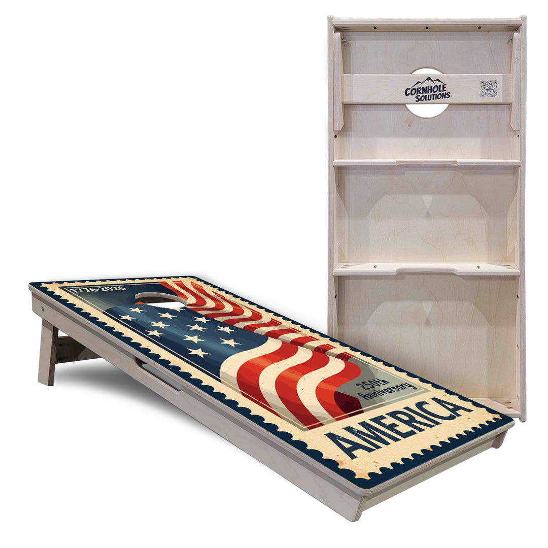 America Stamp Collection Cornhole Boards – Tournament Series