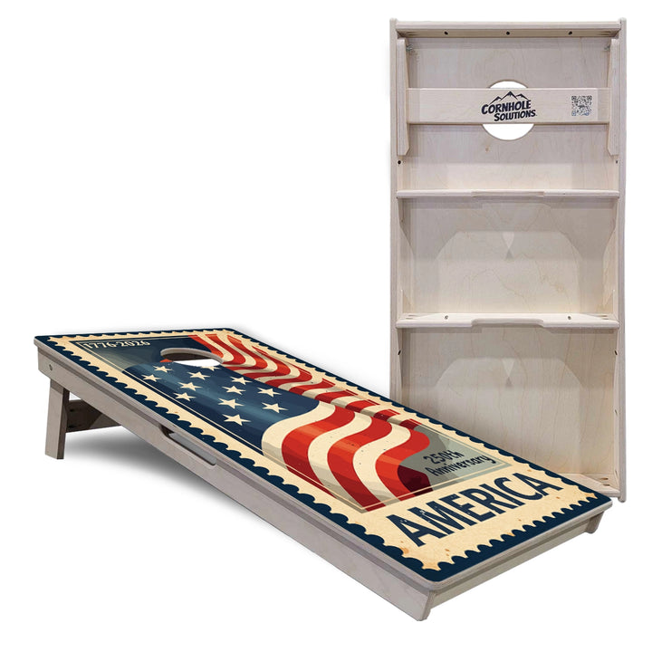 America Stamp Collection Cornhole Boards – Tournament Series