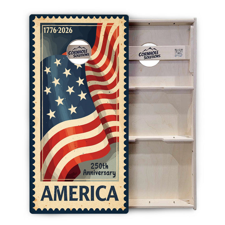 America Stamp Collection Cornhole Boards – Tournament Series