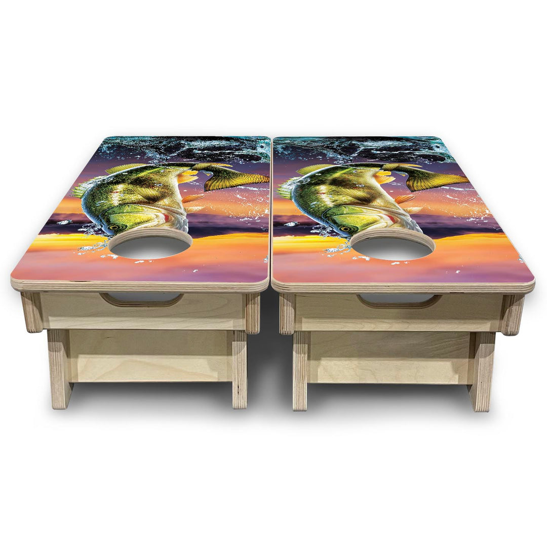 Basshole - Mini or Vacation Size Cornhole Boards