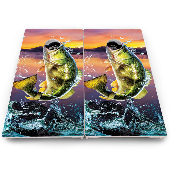 Bass Hole Cornhole Boards – Pro Lite or Pro Elite