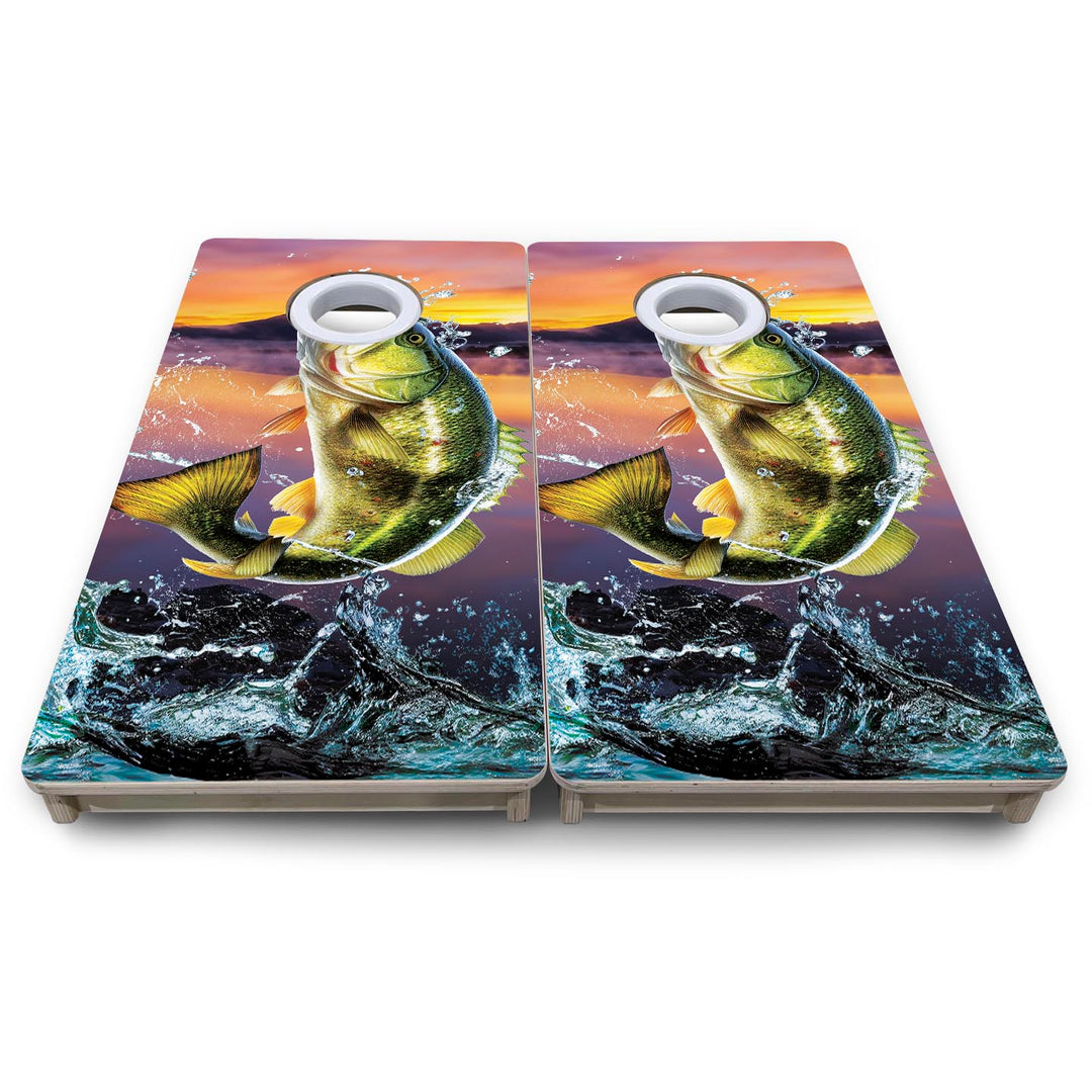 Basshole - Mini or Vacation Size Cornhole Boards