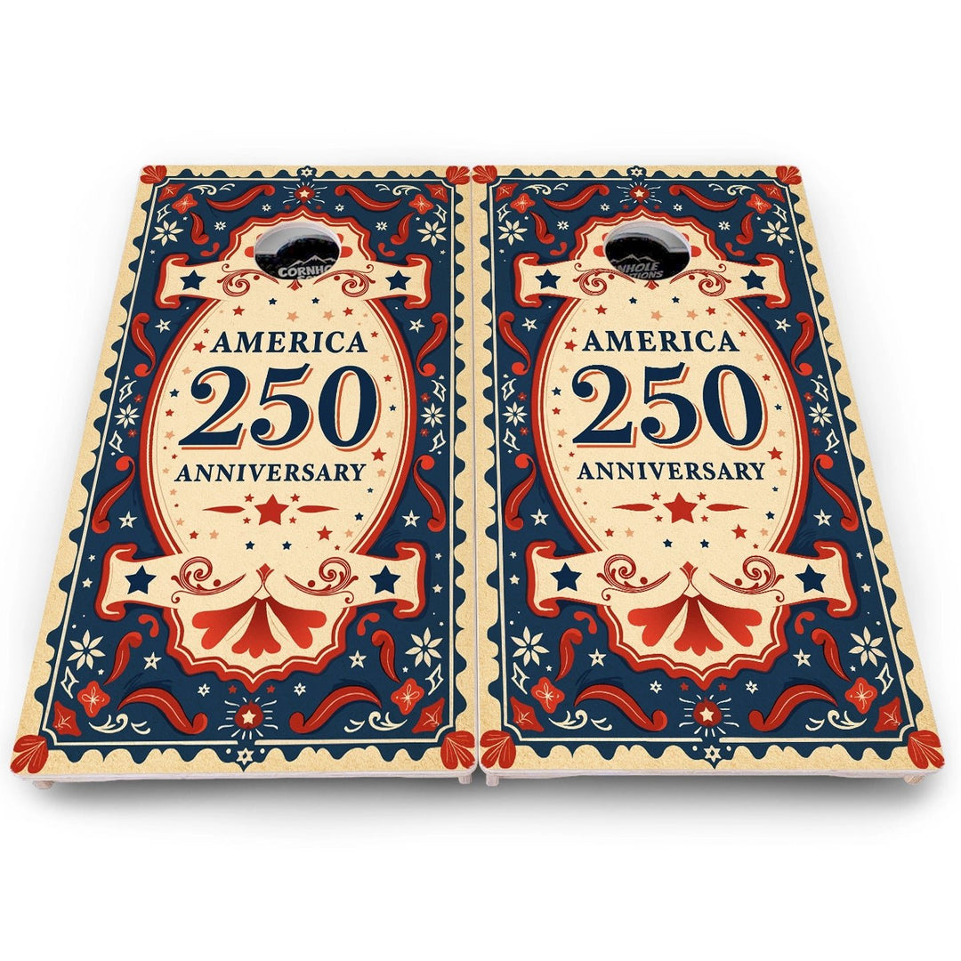 America Stamp Collection Cornhole Boards – Pro Lite or Pro Elite