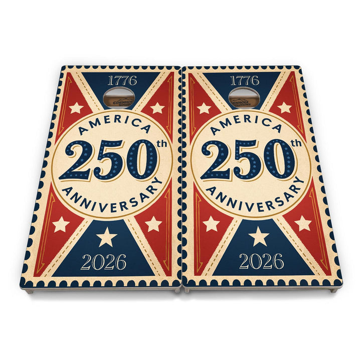 America Stamp Collection Cornhole Boards - Professional Tournament Series