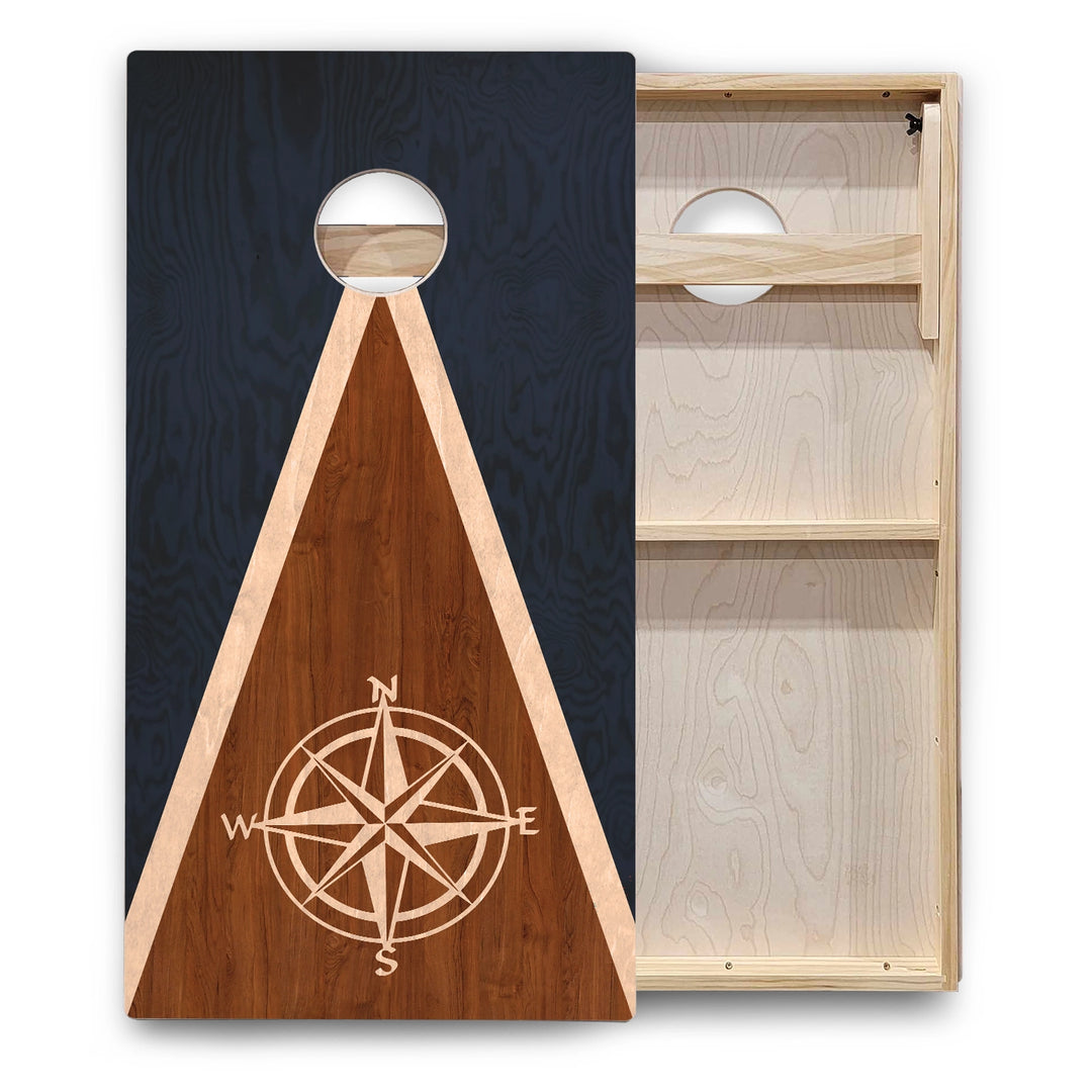 Nautical Cornhole Boards - Backyard Series