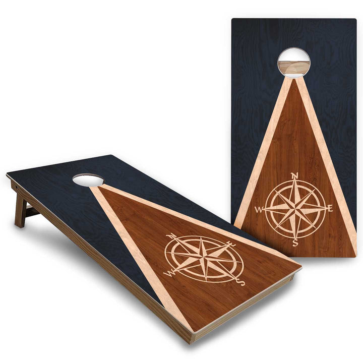 Nautical Cornhole Boards - Backyard Series