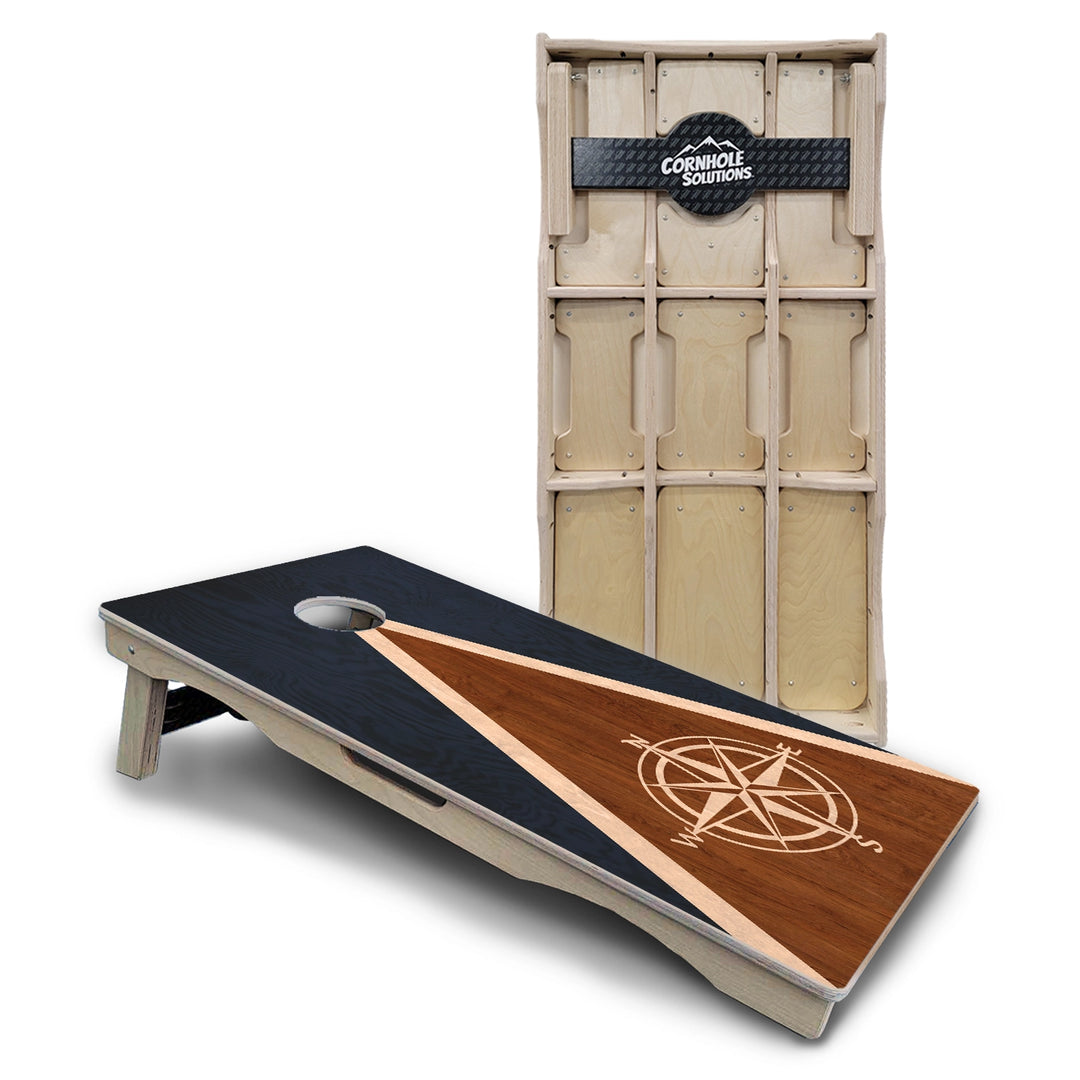 Anchor & Compass Cornhole Boards – Pro Lite or Pro Elite
