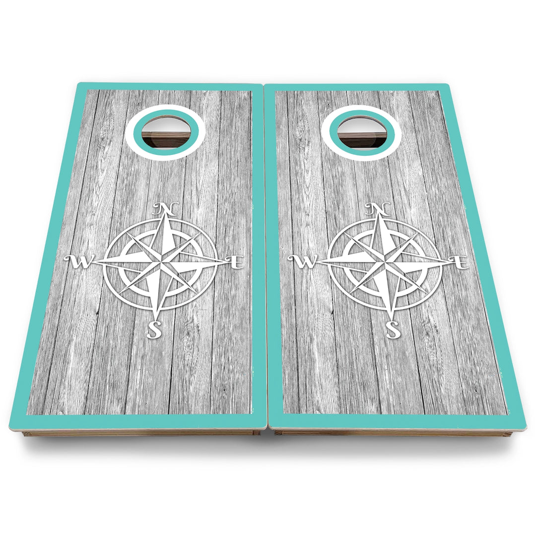 Nautical Cornhole Boards - Backyard Series