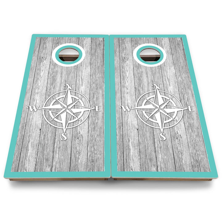 Nautical Cornhole Boards - Backyard Series