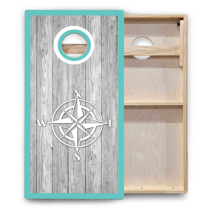 Nautical Cornhole Boards - Backyard Series