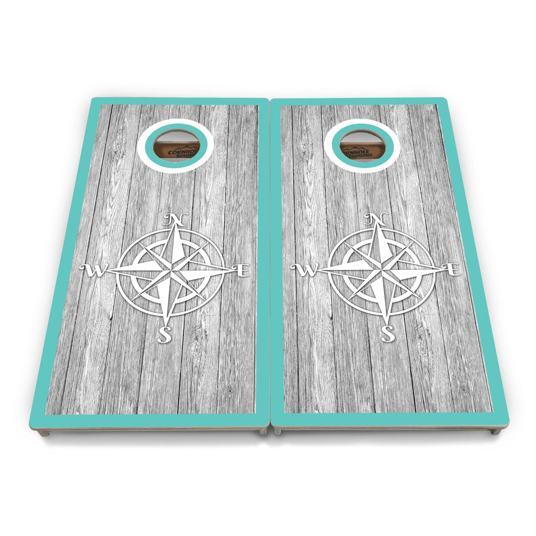 Anchor & Compass Cornhole Boards – Tournament Series