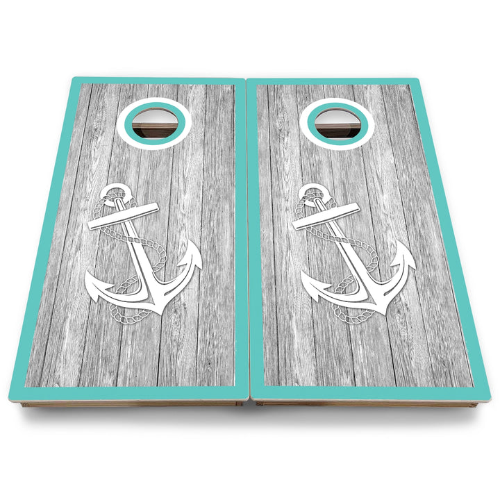Nautical Cornhole Boards - Backyard Series