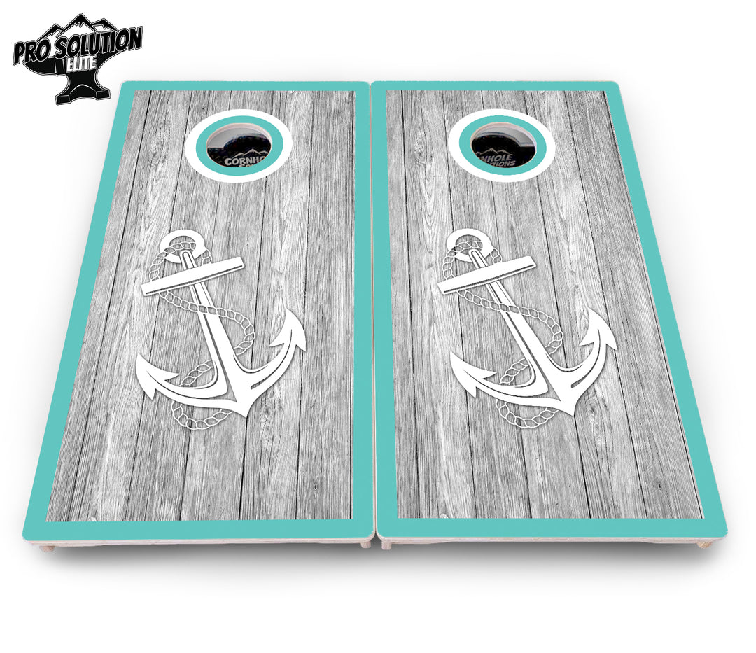 Anchor & Compass Cornhole Boards - Pro Solution Elite Series