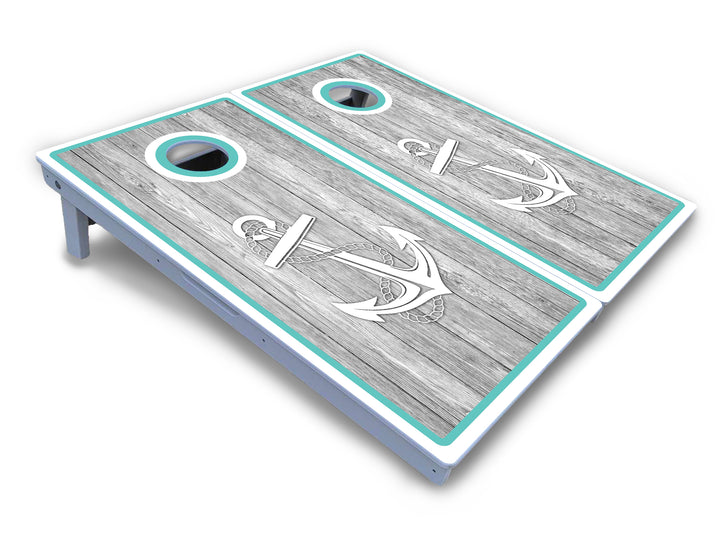 Anchor & Compass Cornhole Boards - All Weather Series