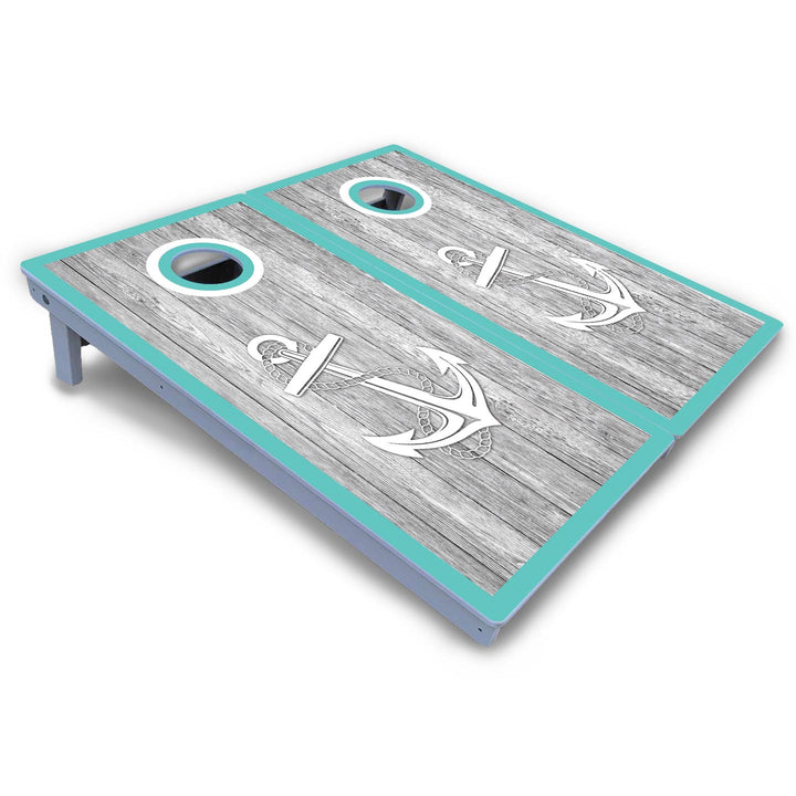 Anchor & Compass Cornhole Boards - All Weather Series