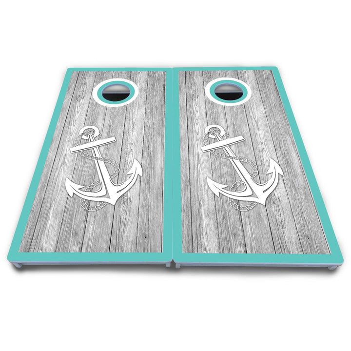 Anchor & Compass Cornhole Boards - All Weather Series