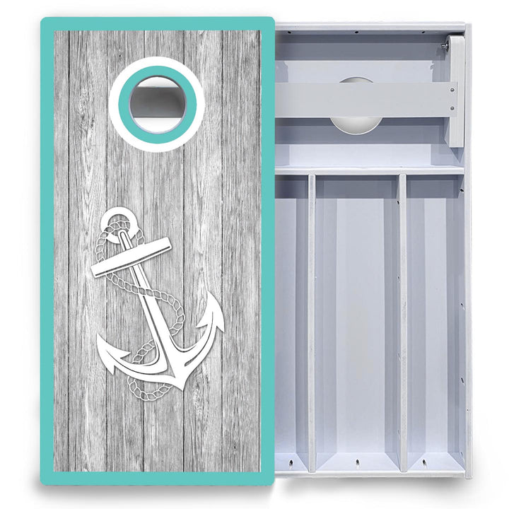 Anchor & Compass Cornhole Boards - All Weather Series
