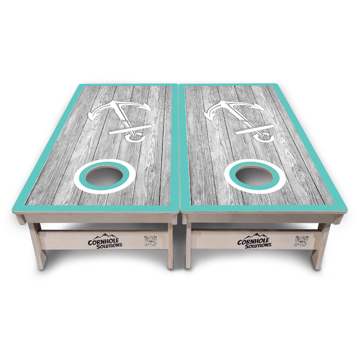 Anchor & Compass Cornhole Boards – Tournament Series