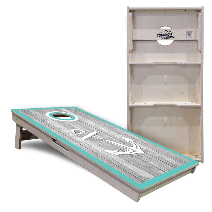 Anchor & Compass Cornhole Boards – Tournament Series