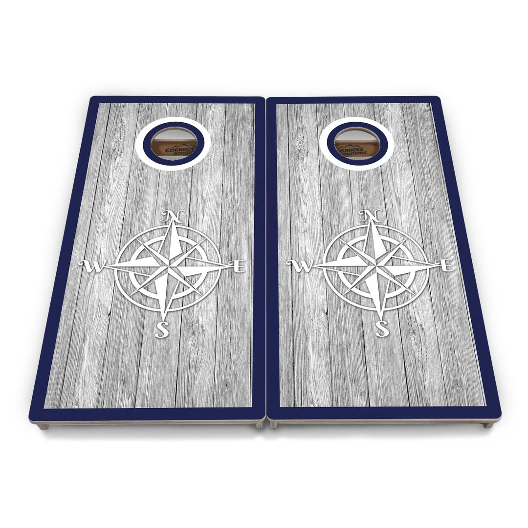 Anchor & Compass Cornhole Boards – Tournament Series