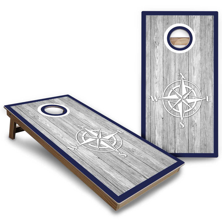 Nautical Cornhole Boards - Backyard Series