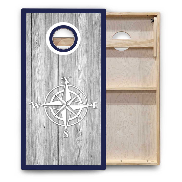 Nautical Cornhole Boards - Backyard Series