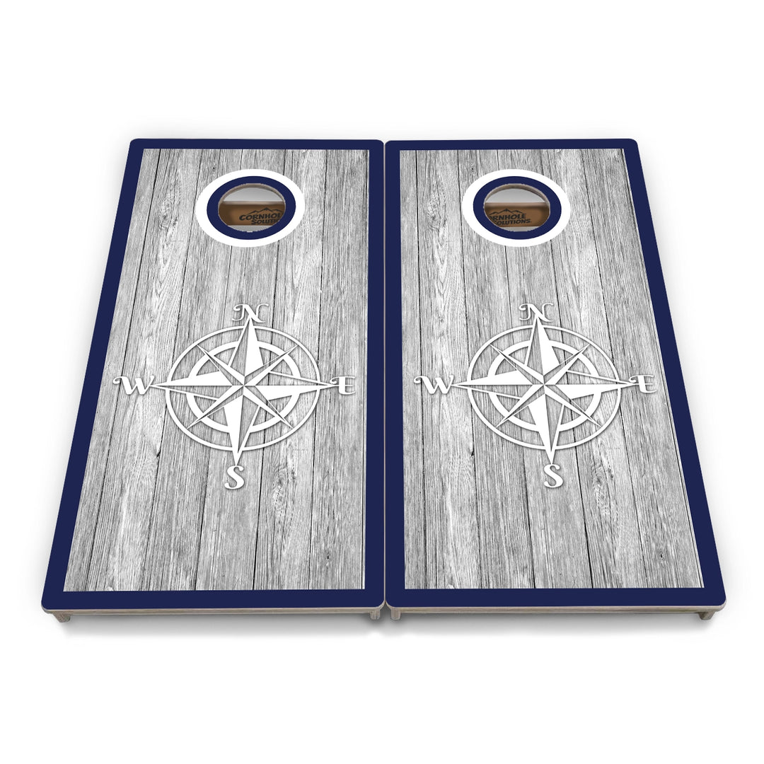 Anchor & Compass Cornhole Boards – Tournament Series