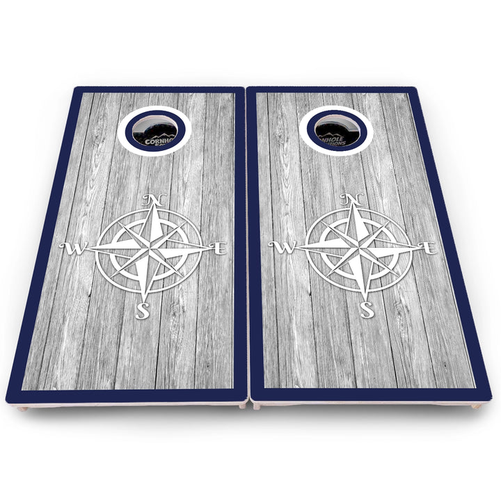Anchor & Compass Cornhole Boards – Pro Lite or Pro Elite