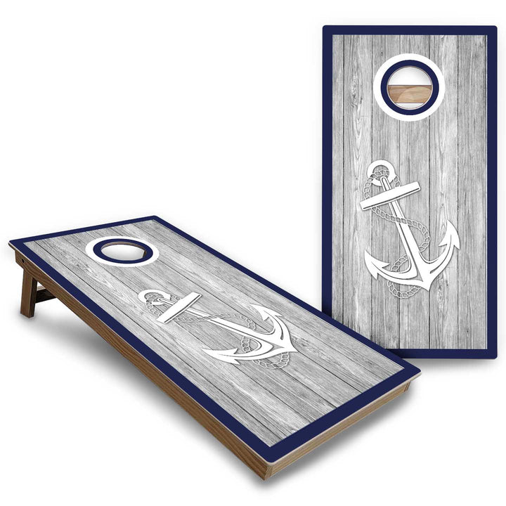 Nautical Cornhole Boards - Backyard Series