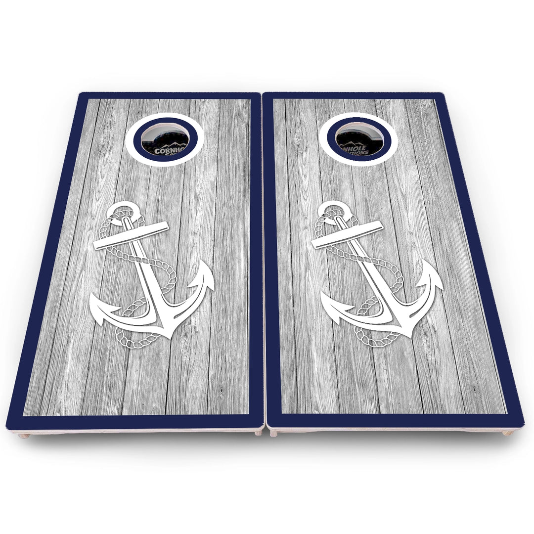 Anchor & Compass Cornhole Boards – Pro Lite or Pro Elite