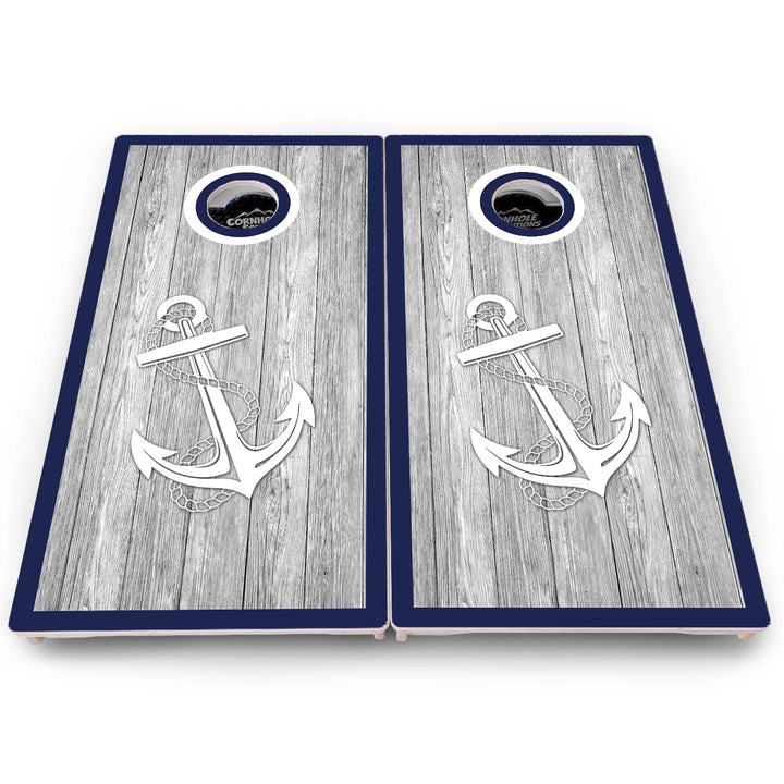 Anchor & Compass Cornhole Boards – Pro Lite or Pro Elite