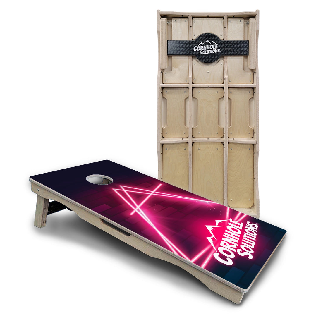Neon Cornhole Boards - Pro Solution Lite Series