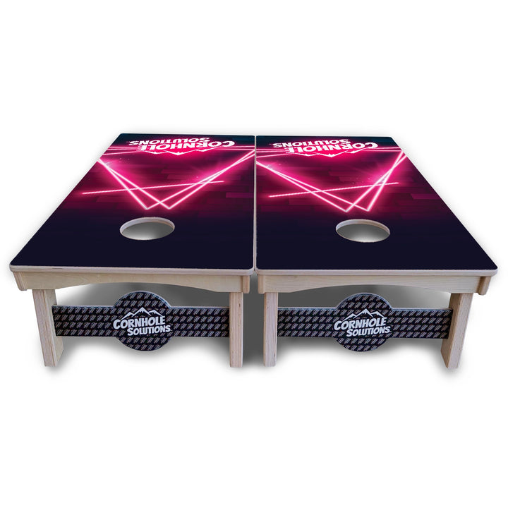 Neon Cornhole Boards - Pro Solution Lite Series