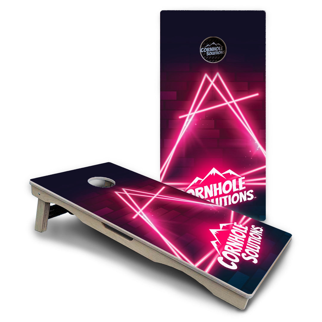 Neon Cornhole Boards - Pro Solution Lite Series