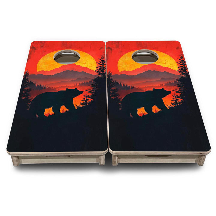 Black Bear Ridge - Mini or Vacation Size Cornhole Boards