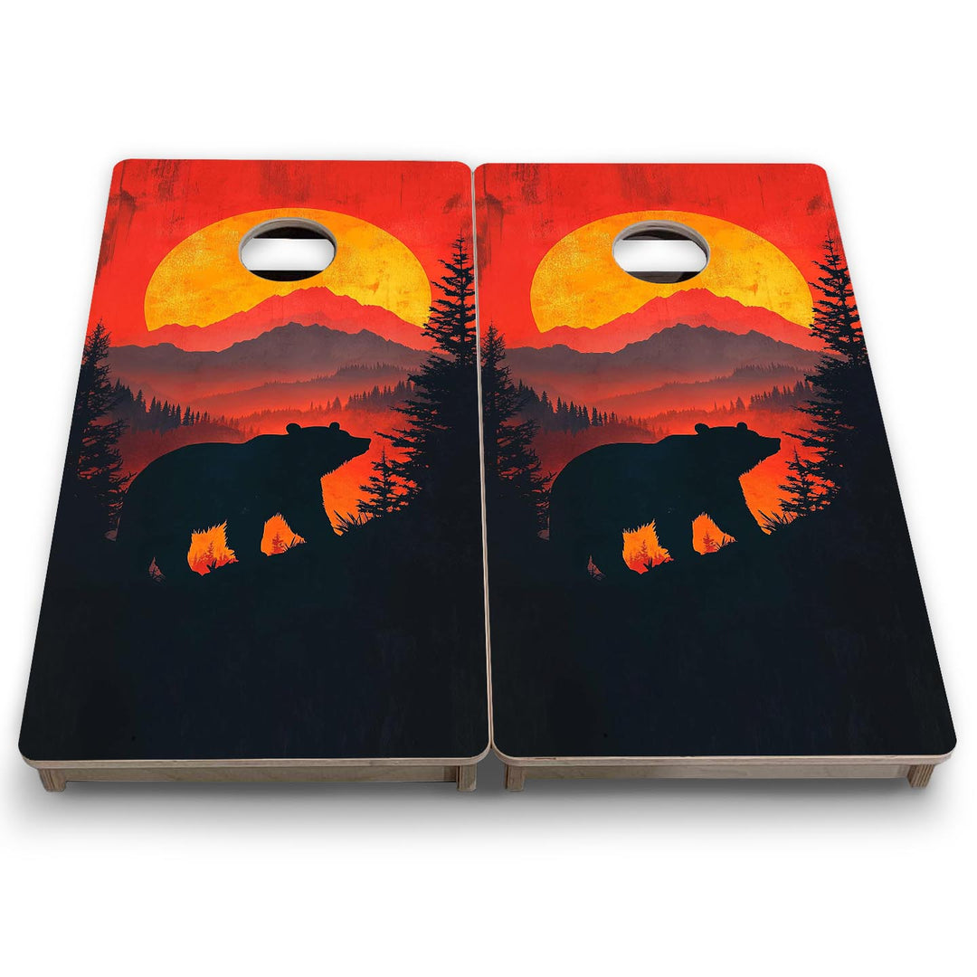 Black Bear Ridge - Mini or Vacation Size Cornhole Boards