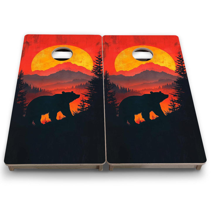 Black Bear Ridge - Mini or Vacation Size Cornhole Boards