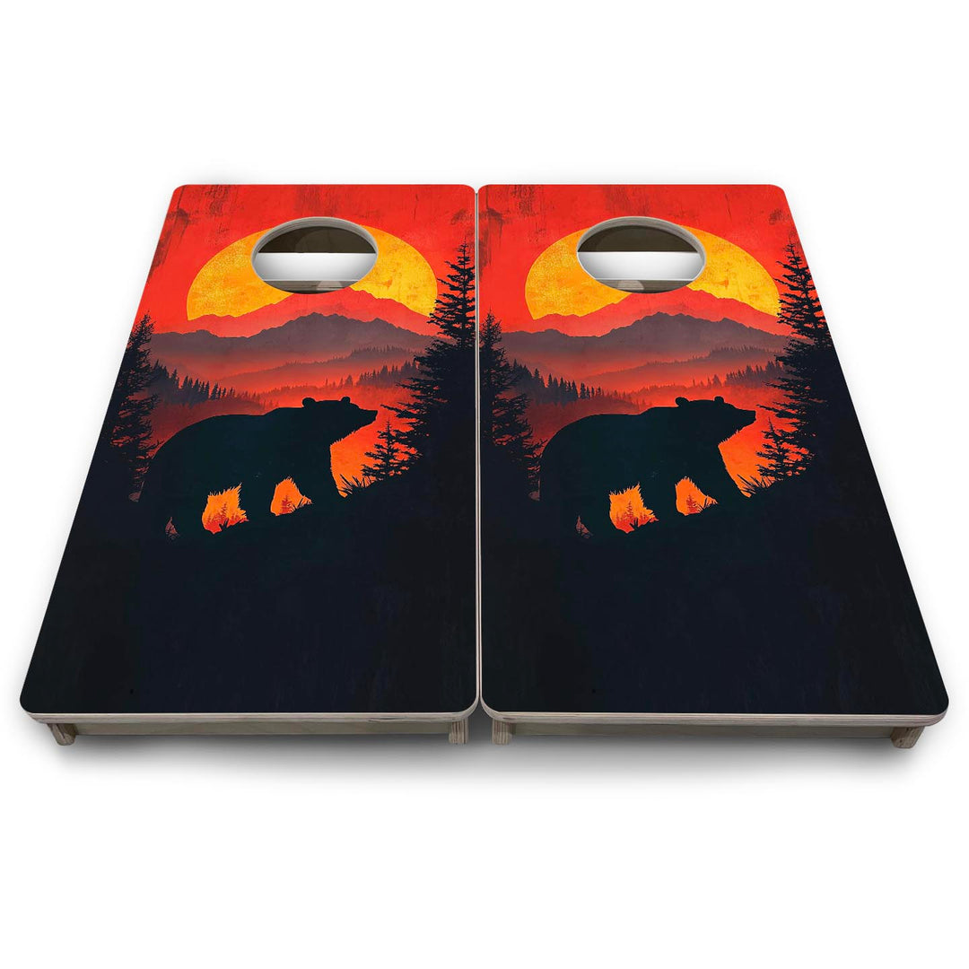 Black Bear Ridge - Mini or Vacation Size Cornhole Boards